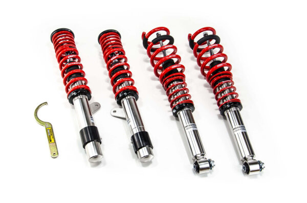 Suspension à combinés filetés MTS Street Inox compatible avec BMW 7 (E65) 730 d - 150 KW XMTSGWBM30