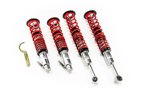 Suspension à combinés filetés MTS Street Inox compatible avec Honda ACCORD VII (CL/CN) 2.2 i-CTDi (CN1) - 103 KW XMTSGWHO08