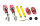 Suspension à combinés filetés MTS Street Inox compatible avec Opel ASTRA H GTC (A04) 1.9 CDTi (L08) - 110 KW XMTSGWOP10