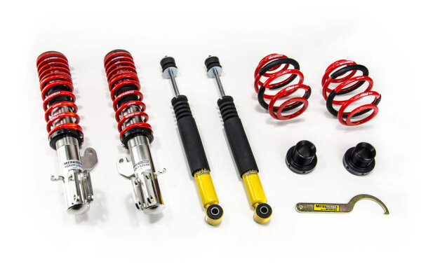 Suspension à combinés filetés MTS Street Inox compatible avec Opel TIGRA TwinTop (X04) 1.8 (R97) - 92 KW XMTSGWOP13