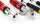 Suspension à combinés filetés MTS Street Inox compatible avec Opel TIGRA TwinTop (X04) 1.8 (R97) - 92 KW XMTSGWOP13