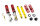 Suspension à combinés filetés MTS Street Inox compatible avec Opel ZAFIRA A monospace (T98) 2.0 DI 16V (F75) - 60 KW XMTSGWOP14-S