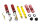 Suspension à combinés filetés MTS Street Inox compatible avec Opel ZAFIRA A monospace (T98) 1.6 CNG (F75) - 71 KW XMTSGWOP14-C
