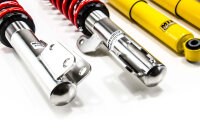 Suspension à combinés filetés MTS Street Inox compatible avec Opel ZAFIRA A monospace (T98) 1.8 16V (F75) - 85 KW XMTSGWOP14-C