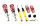 Suspension à combinés filetés MTS Street Inox compatible avec Seat IBIZA V (KJ) 1.0 - 55 KW XMTSGWAU54