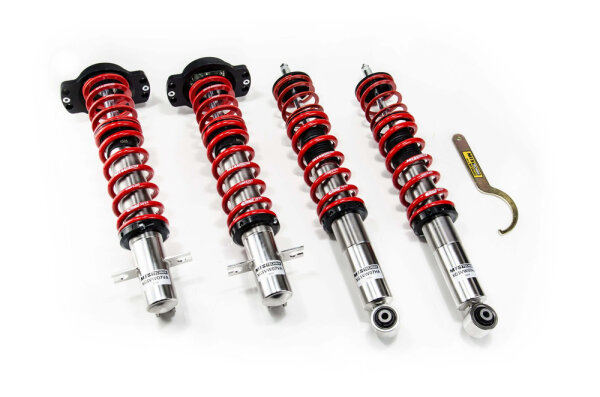 Suspension à combinés filetés MTS Street Inox compatible avec Volkswagen GOLF I Cabriolet (155) 1,5 - 51 KW XMTSGWVW85