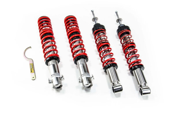 Suspension à combinés filetés MTS Street Inox compatible avec Volkswagen GOLF III Variant (1H5) 1.9 TDI - 66 KW XMTSGWVW69