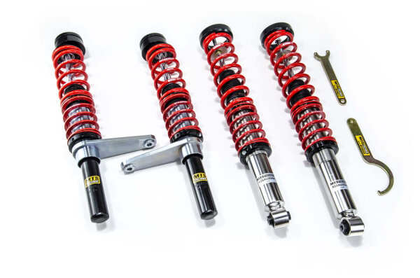 Suspension à combinés filetés MTS Street Inox compatible avec Volkswagen PASSAT B2 berline (32B) 2.2 - 85 KW XMTSGWVW112