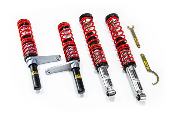 Suspension à combinés filetés MTS Street Inox compatible avec Volkswagen PASSAT B2 berline (32B) 2.2 - 85 KW XMTSGWVW68
