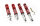 Suspension à combinés filetés MTS Street Inox compatible avec Volkswagen SCIROCCO (53) 1.3 - 44 KW XMTSGWVW06