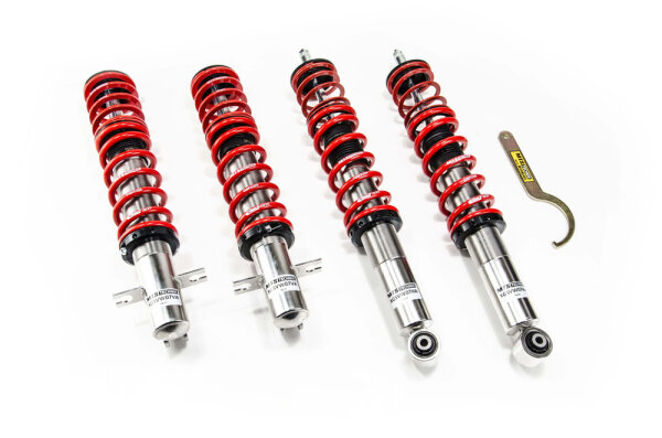 Suspension à combinés filetés MTS Street Inox compatible avec Volkswagen SCIROCCO (53B) 1.5 - 51 KW XMTSGWVW06