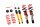 Suspension à combinés filetés MTS Street Gold compatible avec Volkswagen TIGUAN (5N) 2.0 TFSI 147 KW MTSGWVW56