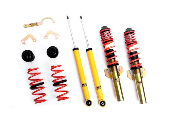 Suspension à combinés filetés MTS Street Gold compatible avec Skoda ROOMSTER (5J) 1.2 51 KW MTSGWVW70