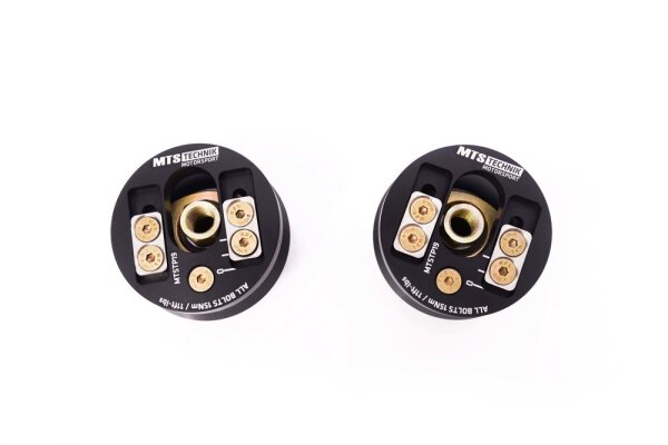 Coupelles de suspension MTS réglables camber / caster pour essieu avant compatibles avec Volkswagen BORA Variant (1J6) 1.6 75 KW MTSCP19SET