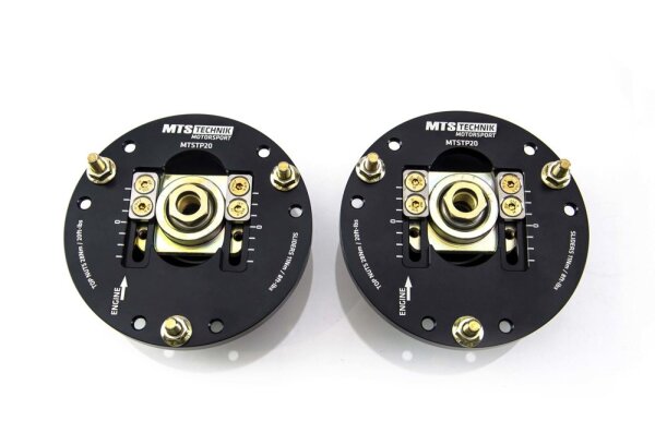 Coupelles de suspension MTS réglables camber / caster pour essieu avant compatibles avec Skoda SUPERB II break (3T) 2.0 TDI 4x4 125 KW MTSCP20SET