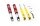 Suspension à combinés filetés MTS Street Inox compatible avec BMW 5 Touring (E39) 525 d 120 KW XMTSGWBM34