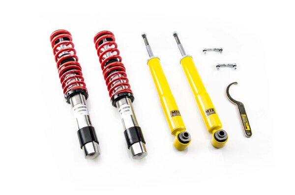 Suspension à combinés filetés MTS Street Inox compatible avec BMW 5 Touring (E39) 525 tds 105 KW XMTSGWBM34