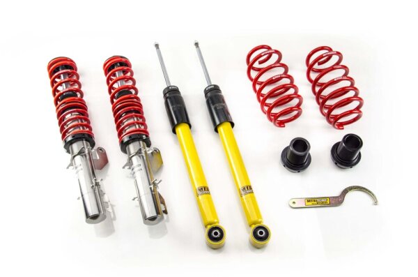 Suspension à combinés filetés MTS Street Inox compatible avec Volkswagen NEW BEETLE (9C1/1C1) 2.3 V5 125 KW XMTSGWVW10